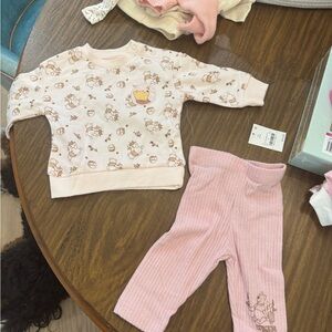 Disney Pink and Cream Kids Matching Set